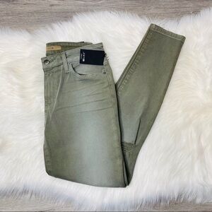 Joe’s Skinny Ankle Army Green Jeans